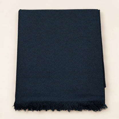 Orignal 60 Austrialn Pure Woolen Swati Shawl Black Color
